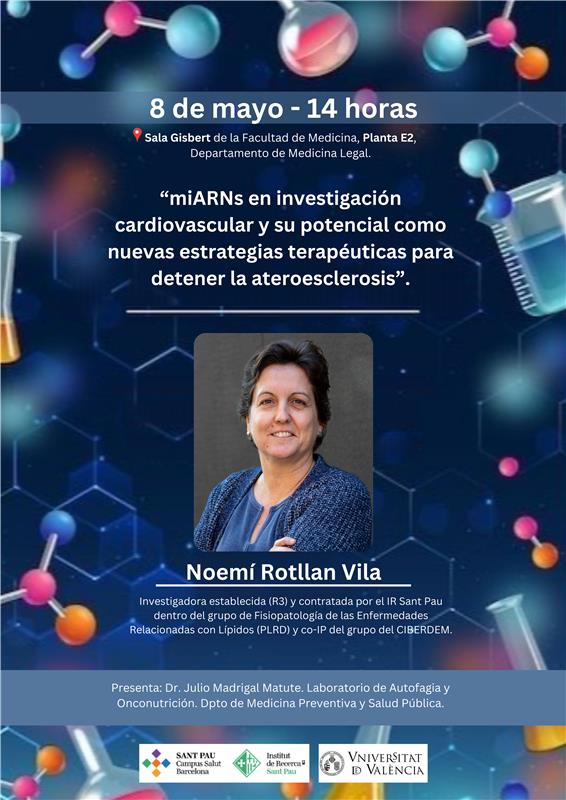 event image:Charla Dra. Rotllan Vila - 8 mayo -14h - Sala Gisbert
